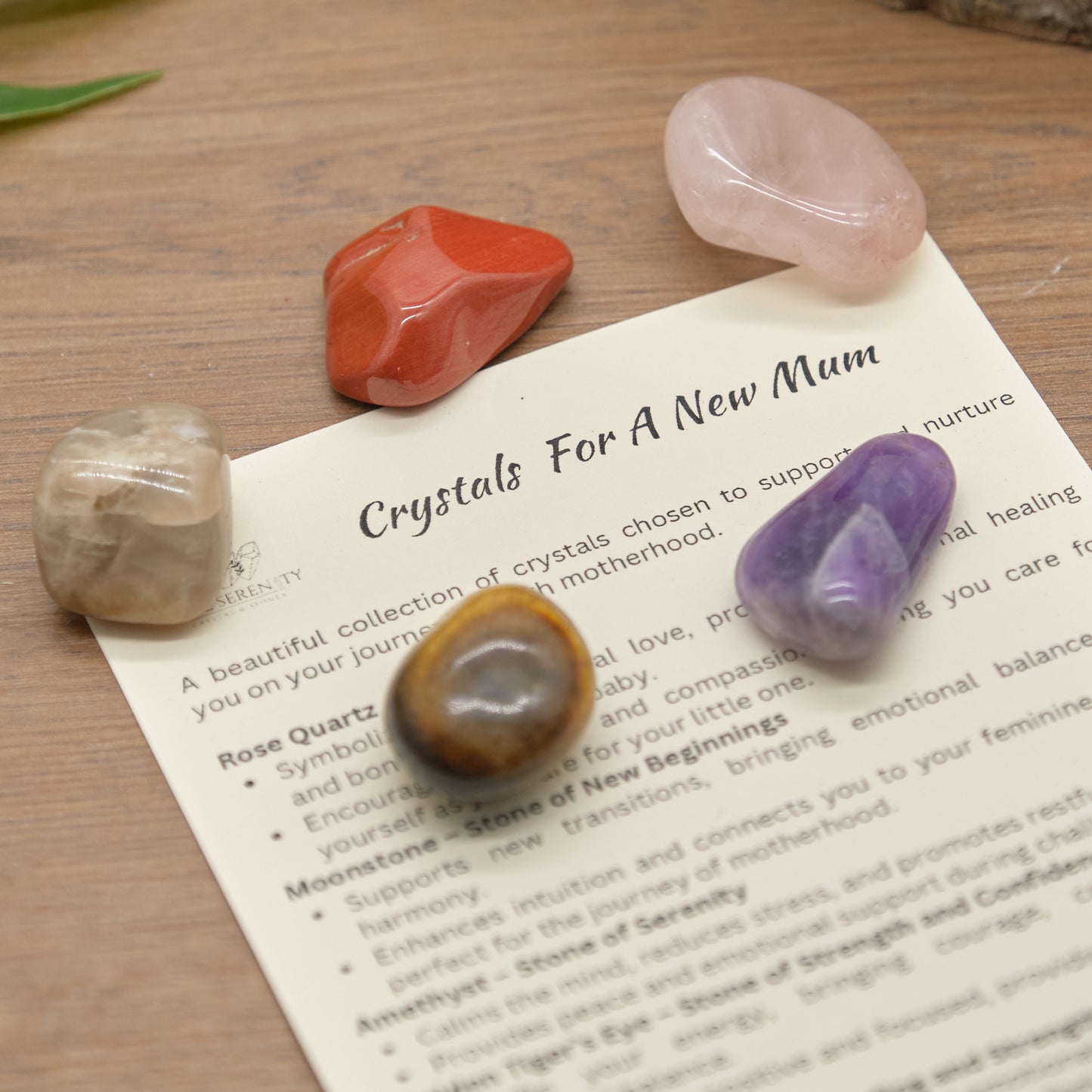 New Mum Crystals Gift Set  Pure Serenity   