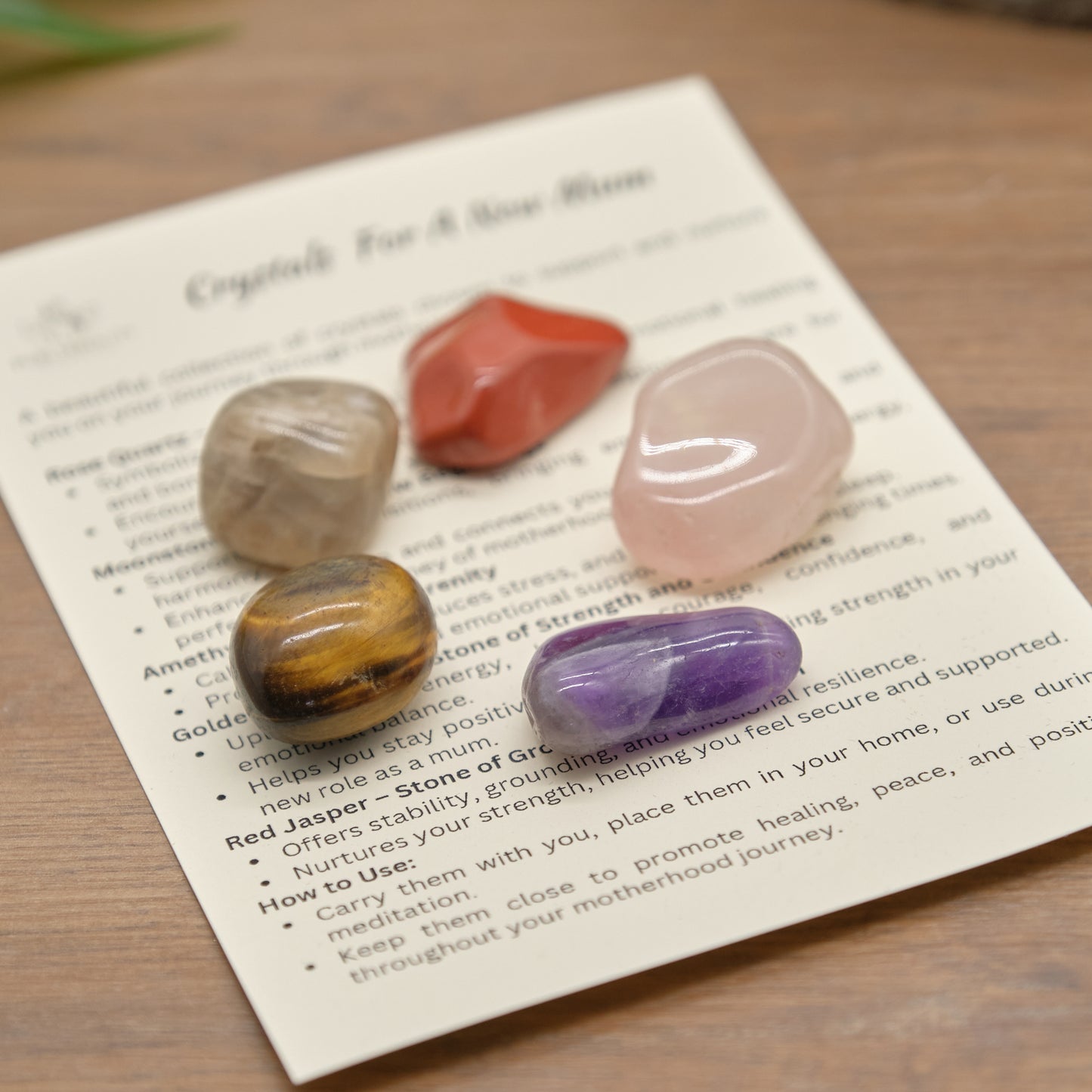 New Mum Crystals Gift Set  Pure Serenity   