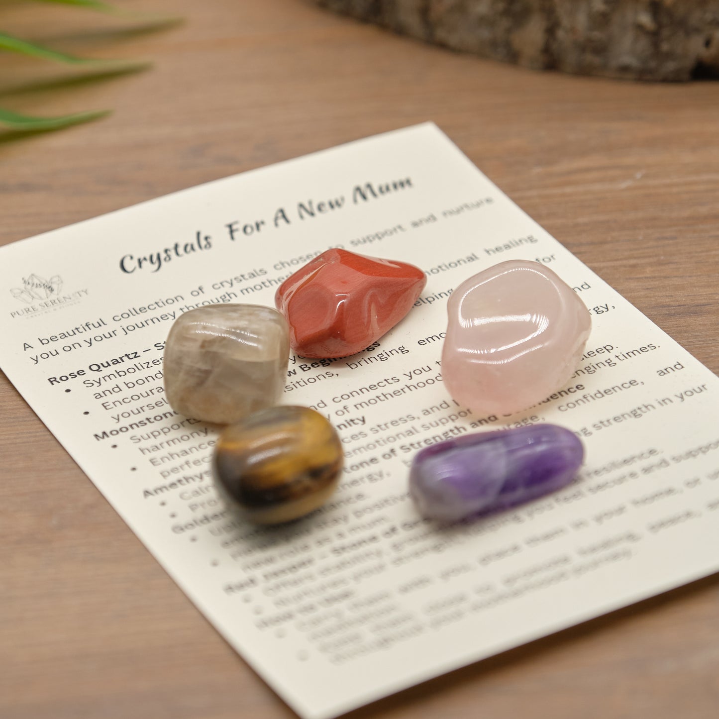 New Mum Crystals Gift Set  Pure Serenity   