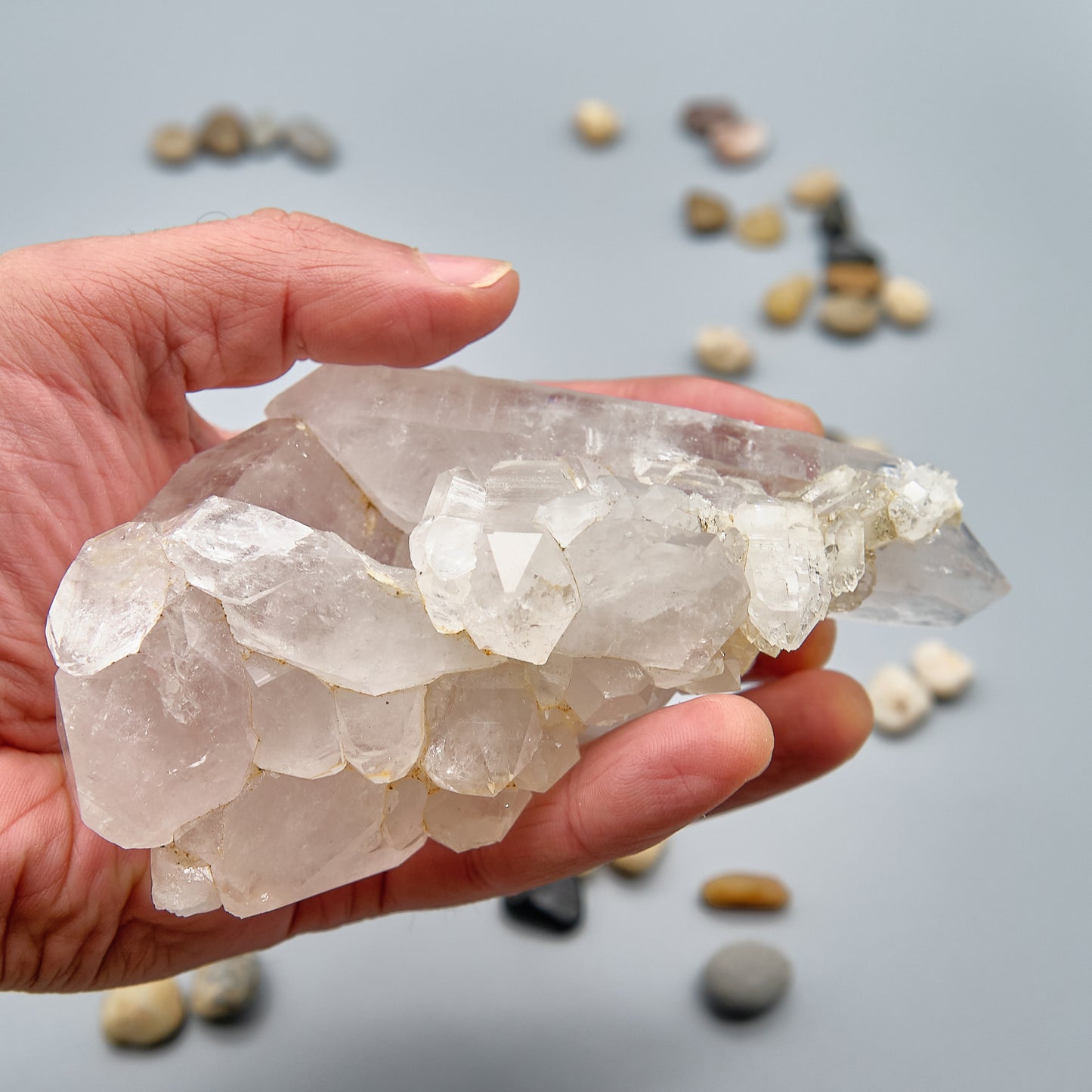 Large Clear Quartz Cluster 516g