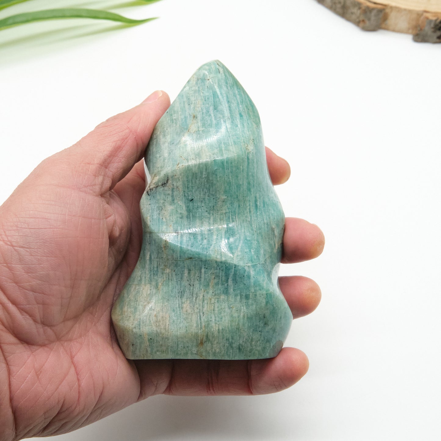 amazonite flame turquoise healing crystal