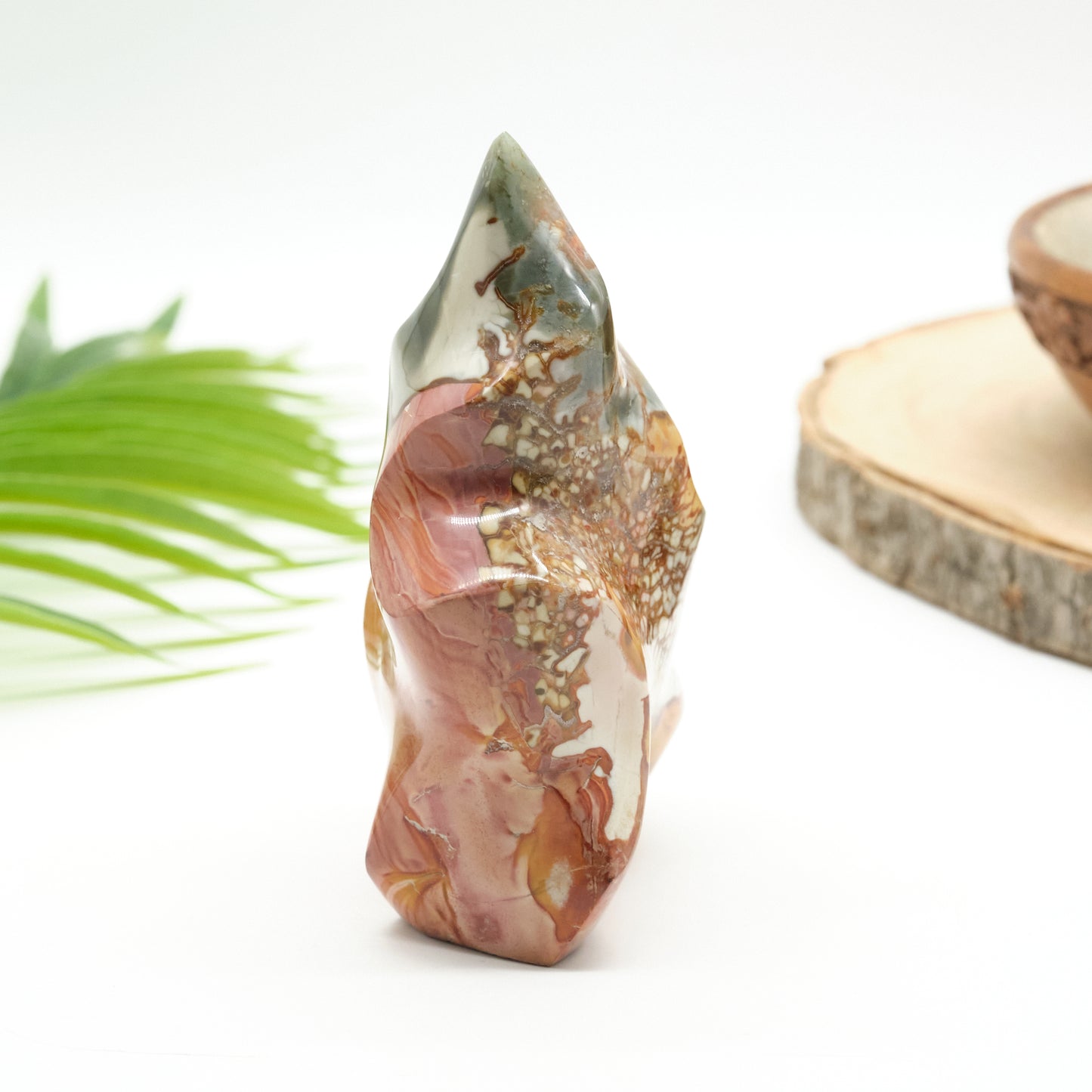 polychrome jasper flame crystal 