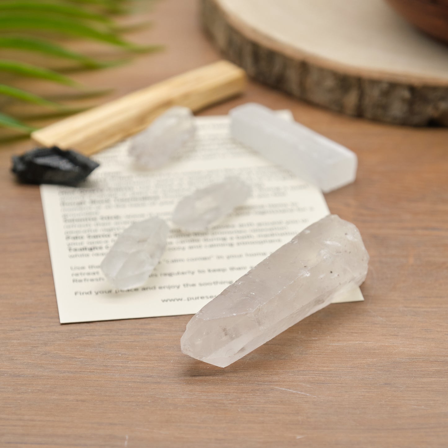 Serenity And Relaxation Quartz Crystals Set