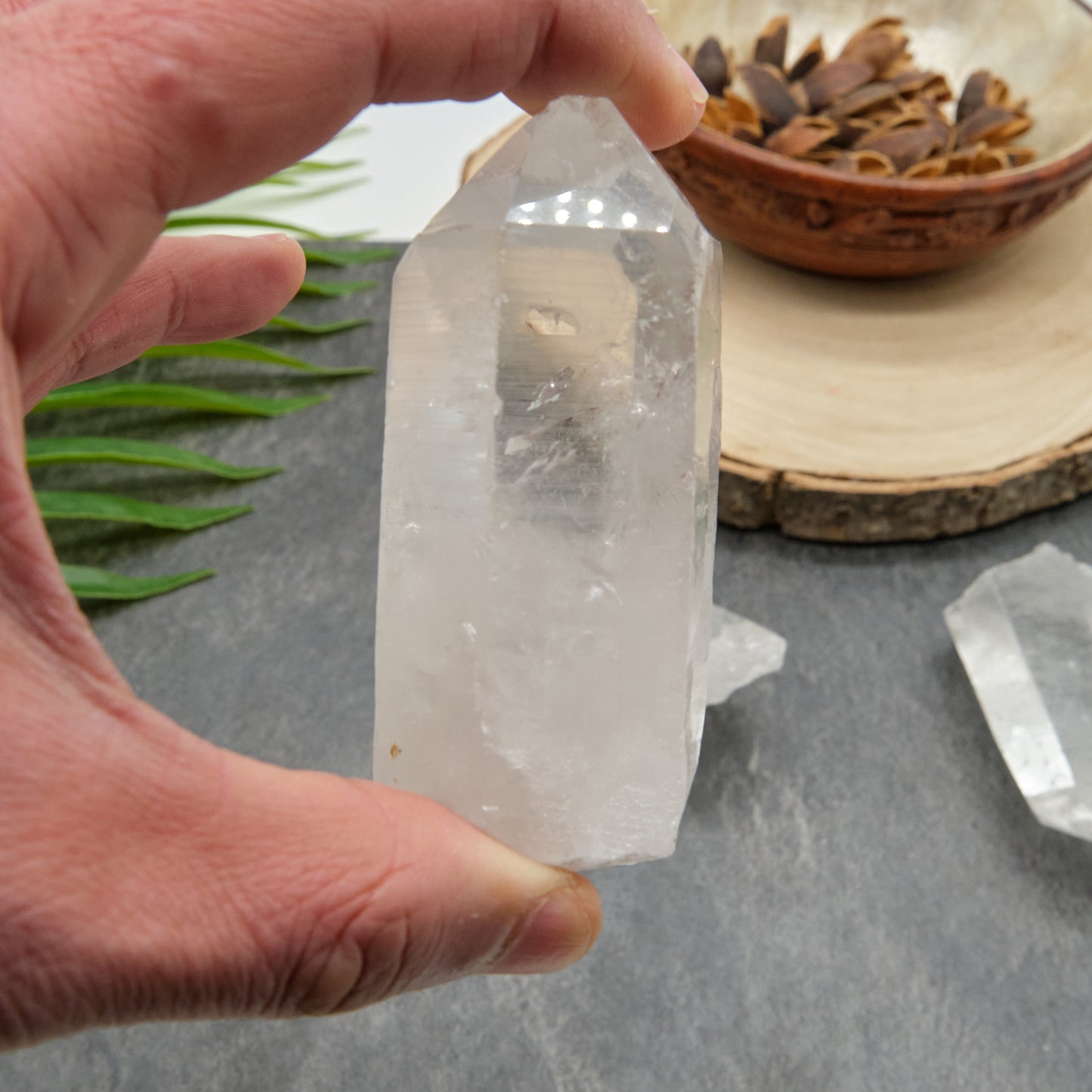 Natural Raw Large Clear Quartz Point x 1 Piece