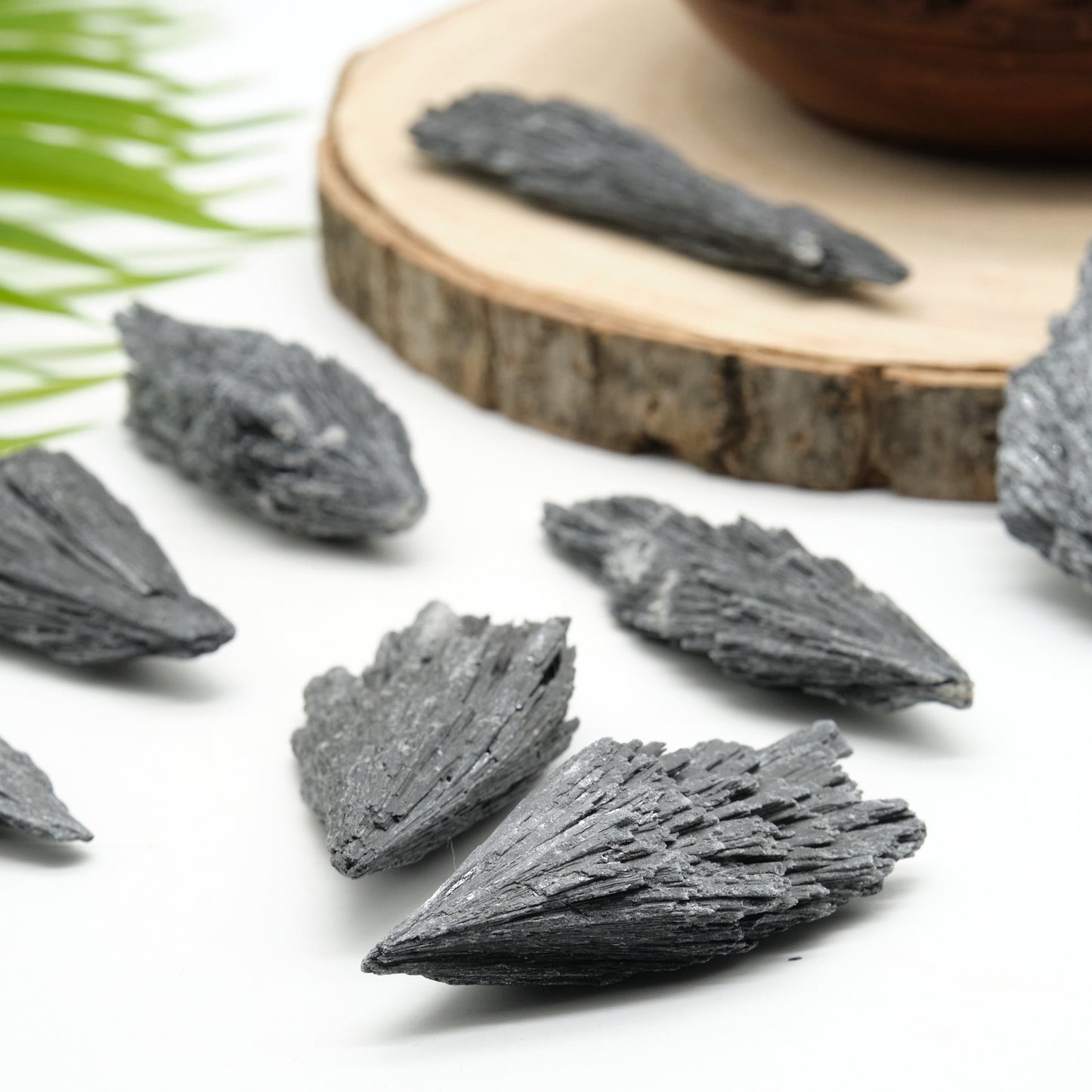 Large Rough Black Kyanite Fan/Cluster Crystal 8-10cm