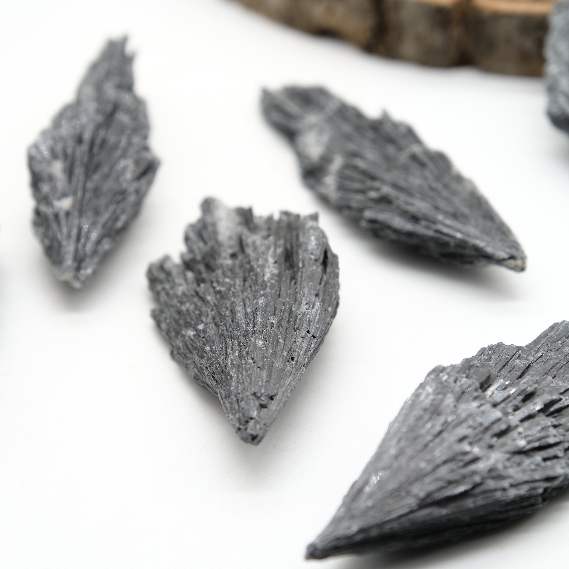 Large Rough Black Kyanite Fan/Cluster Crystal 8-10cm