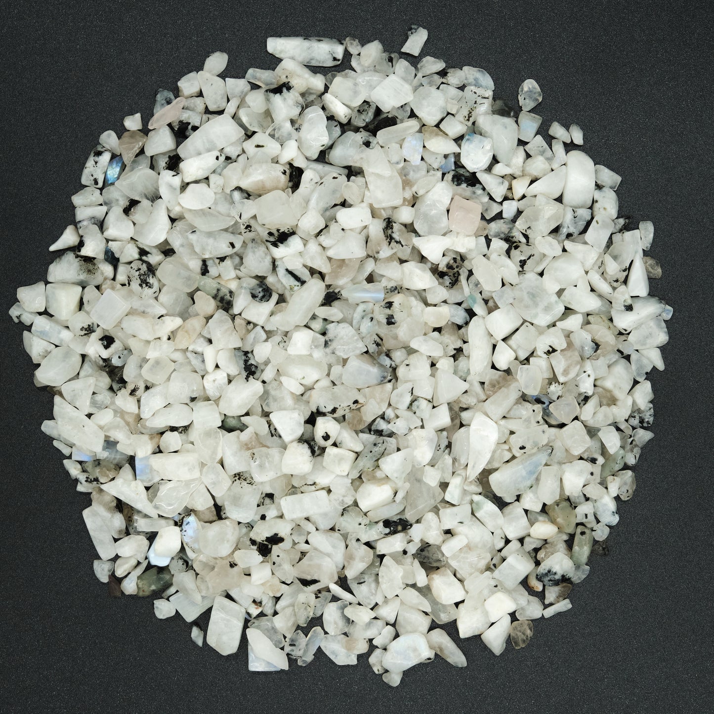 Rainbow Moonstone Crystal Chips 4-10mm Undrilled  Pure Serenity   