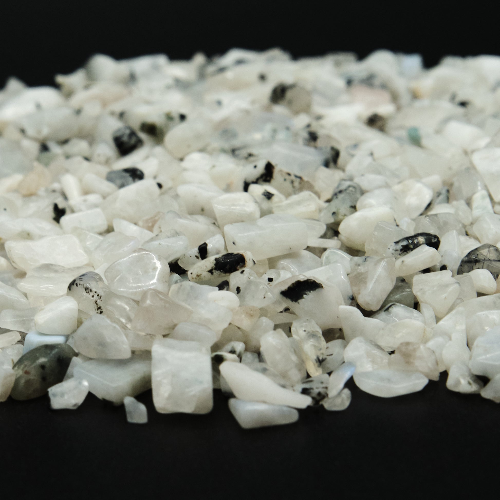 Rainbow Moonstone Crystal Chips 4-10mm Undrilled  Pure Serenity   