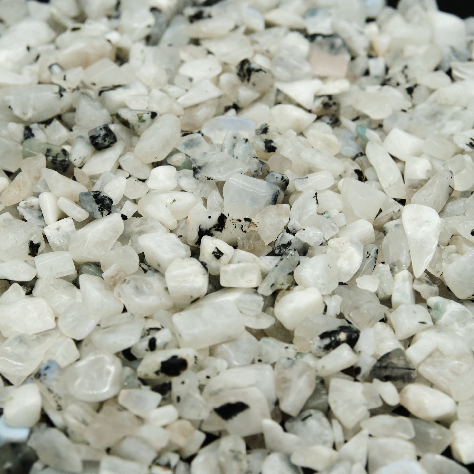 Rainbow Moonstone Crystal Chips 4-10mm Undrilled  Pure Serenity   