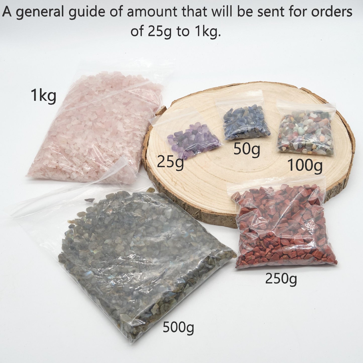 Confetti Mixed Crystal Chips 2-10mm Undrilled  Pure Serenity   