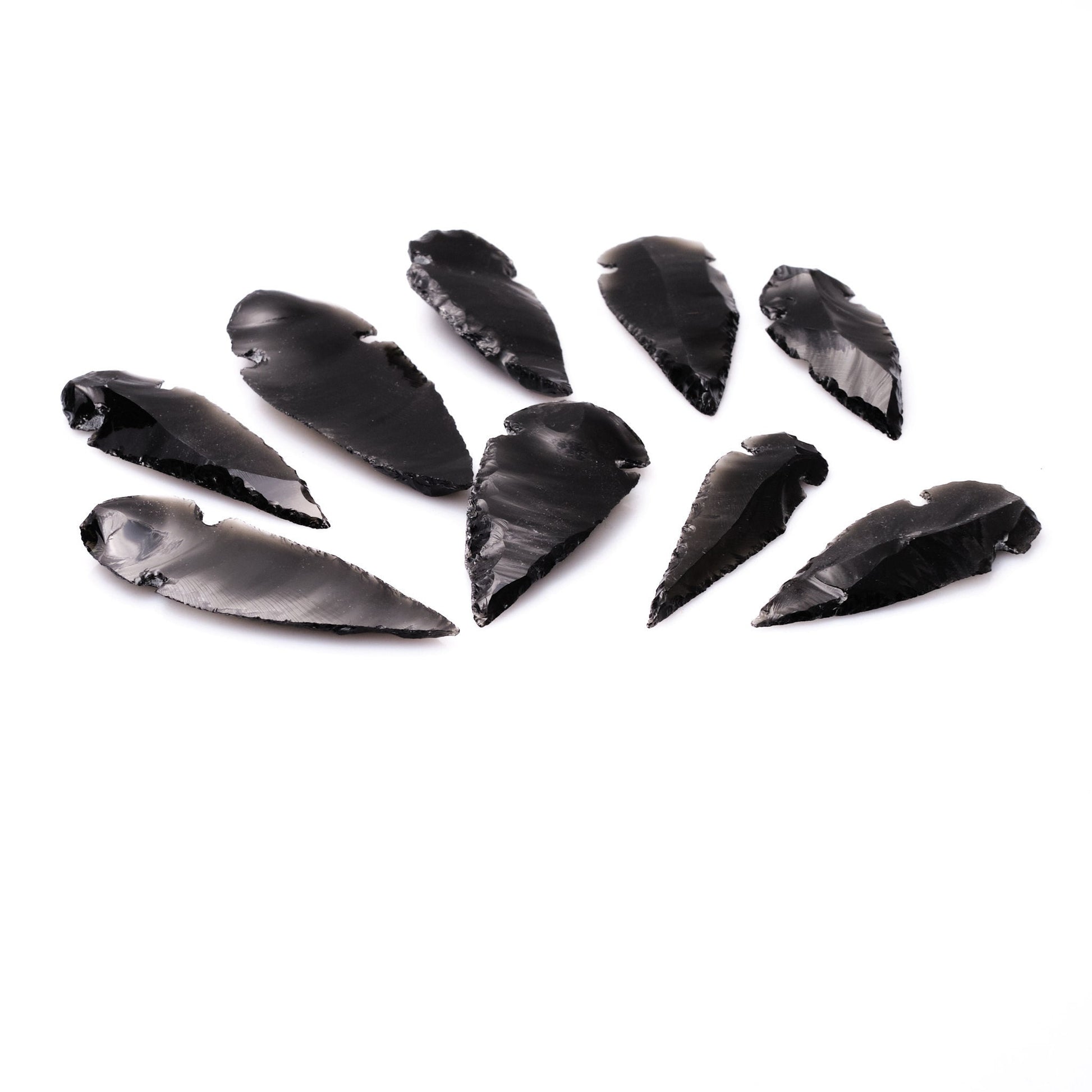 Black Obsidian Arrowhead x 1 Piece (3-5cm)  Pure Serenity   