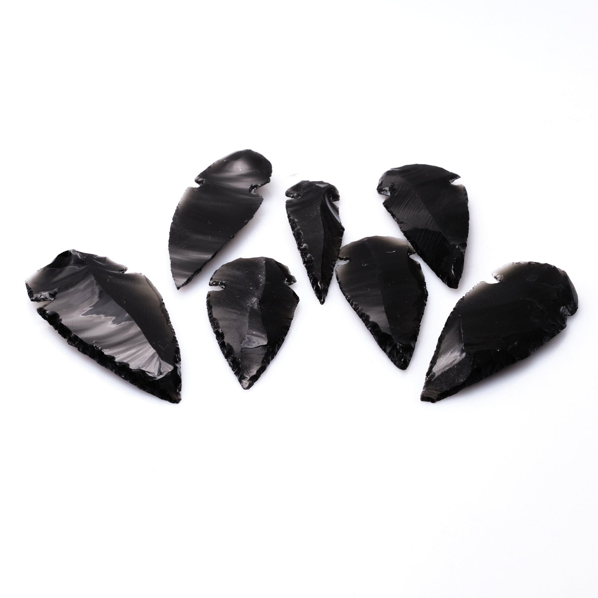 Black Obsidian Arrowhead x 1 Piece (3-5cm)  Pure Serenity   