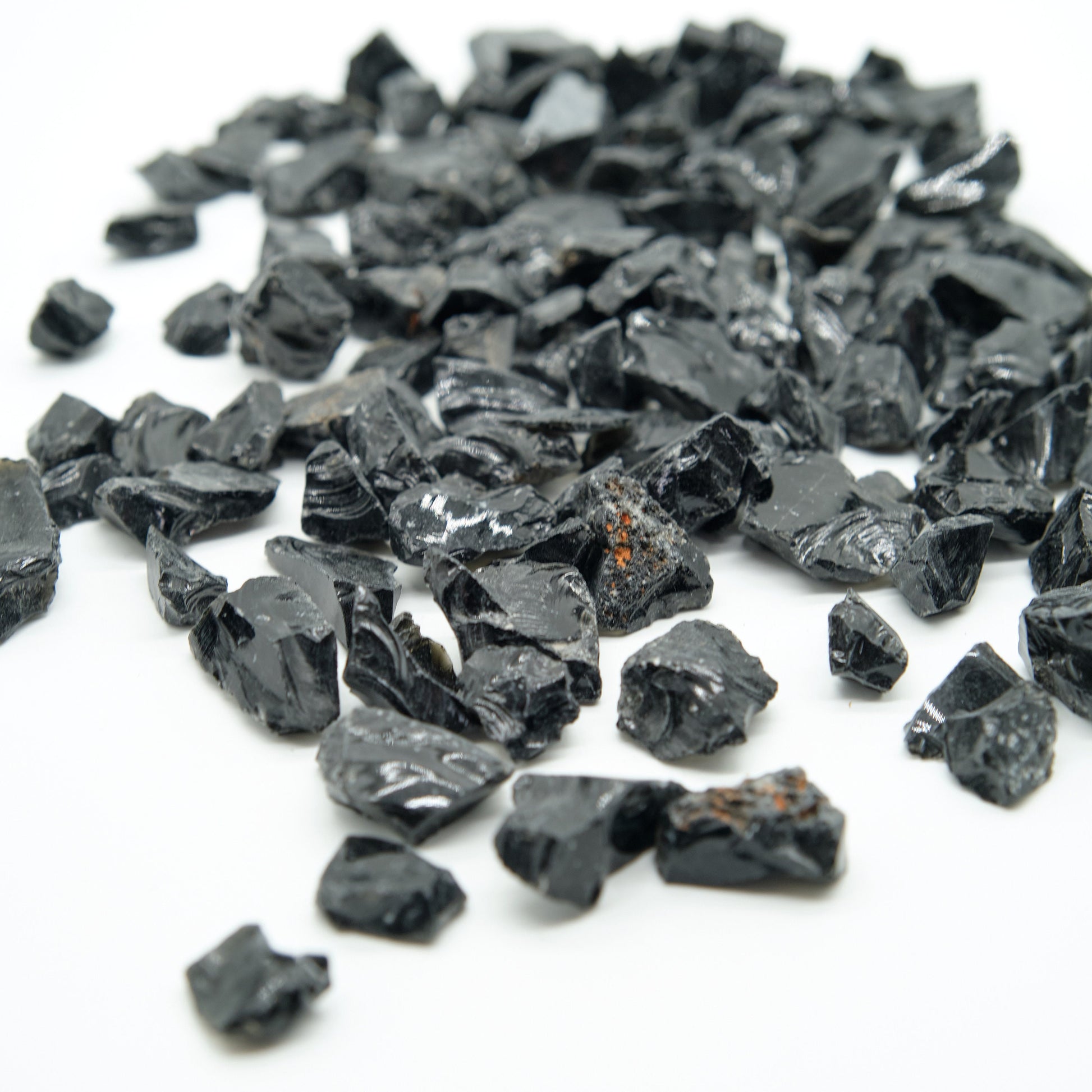 Small Rough Black Obsidian Stones 1-4cm  Pure Serenity   