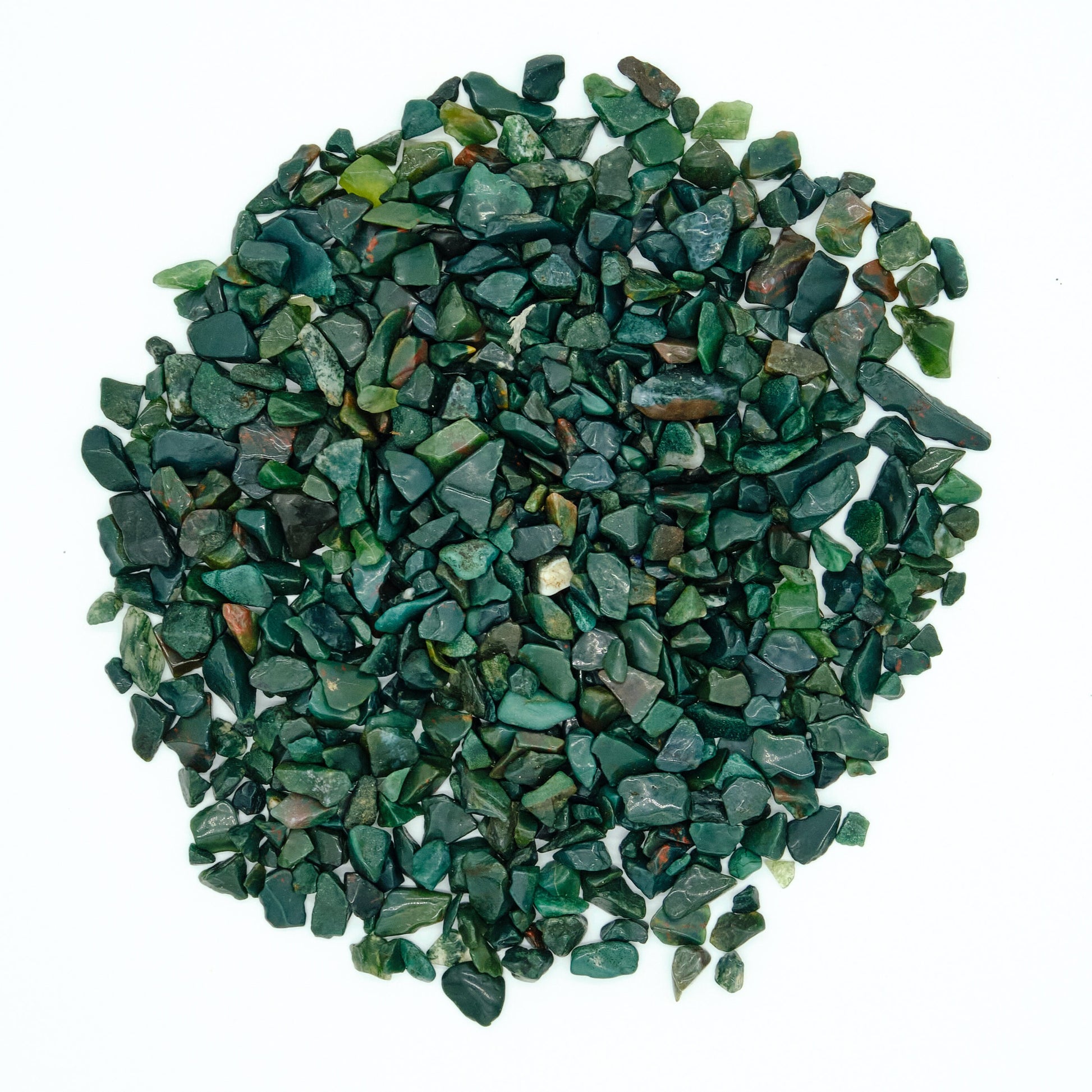 Bloodstone Crystal Chips 4-10mm Undrilled  Pure Serenity   