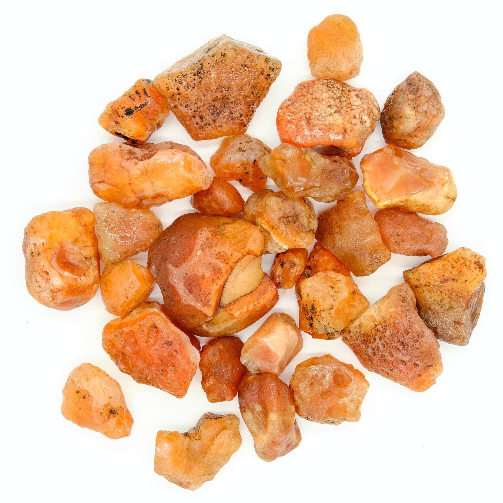 Rough Carnelian Crystals 2-5cm  Pure Serenity   