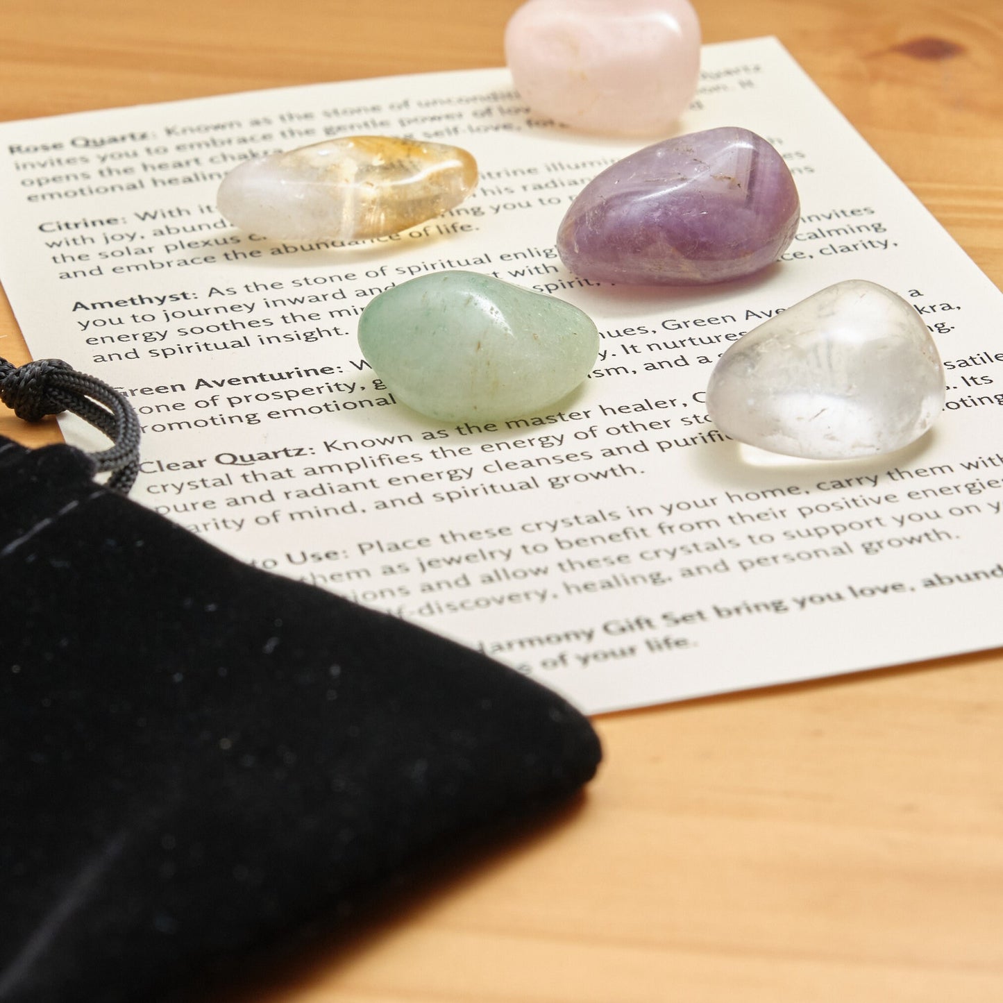 Love Healing Crystals Self Care Gift Set  Pure Serenity   