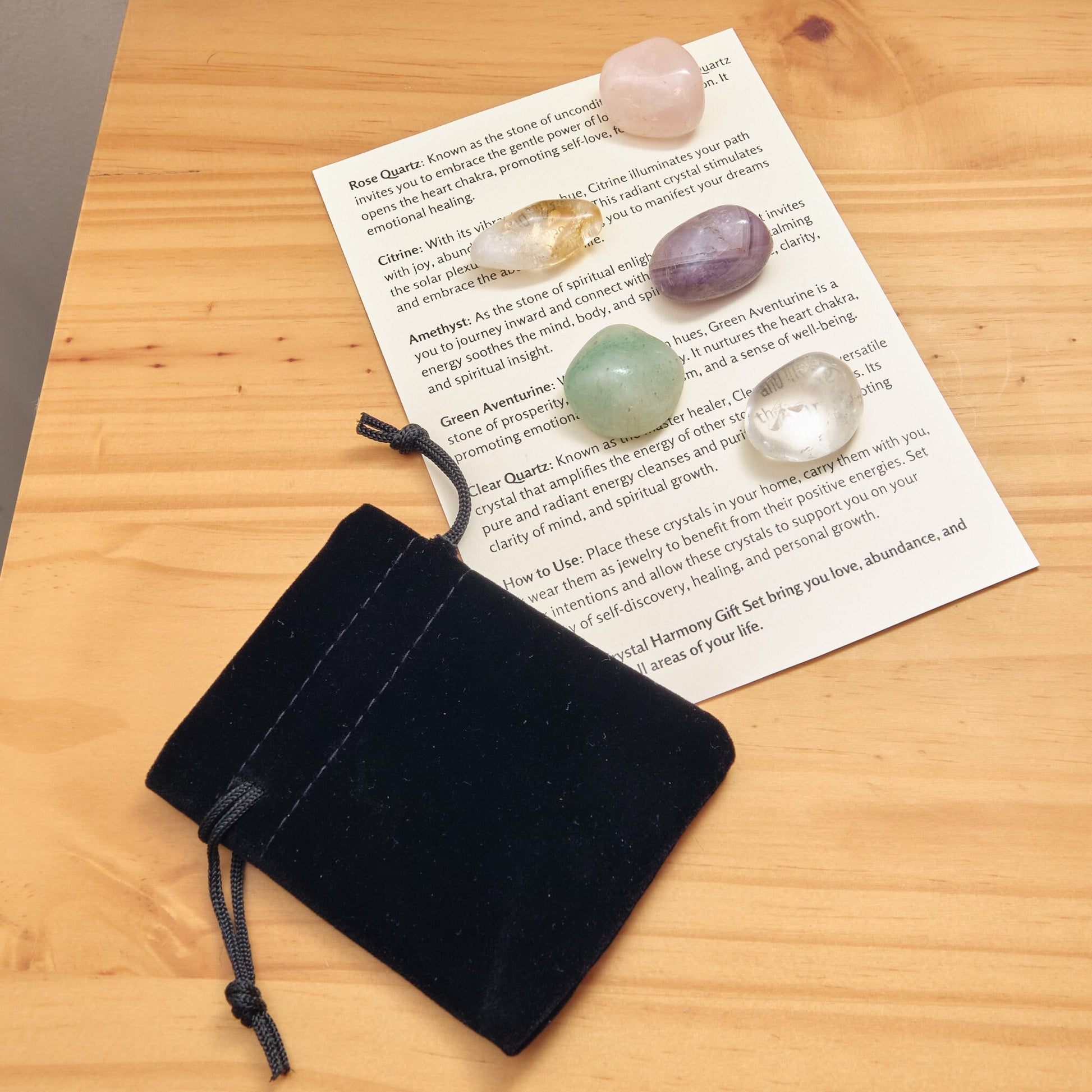 Love Healing Crystals Self Care Gift Set  Pure Serenity   