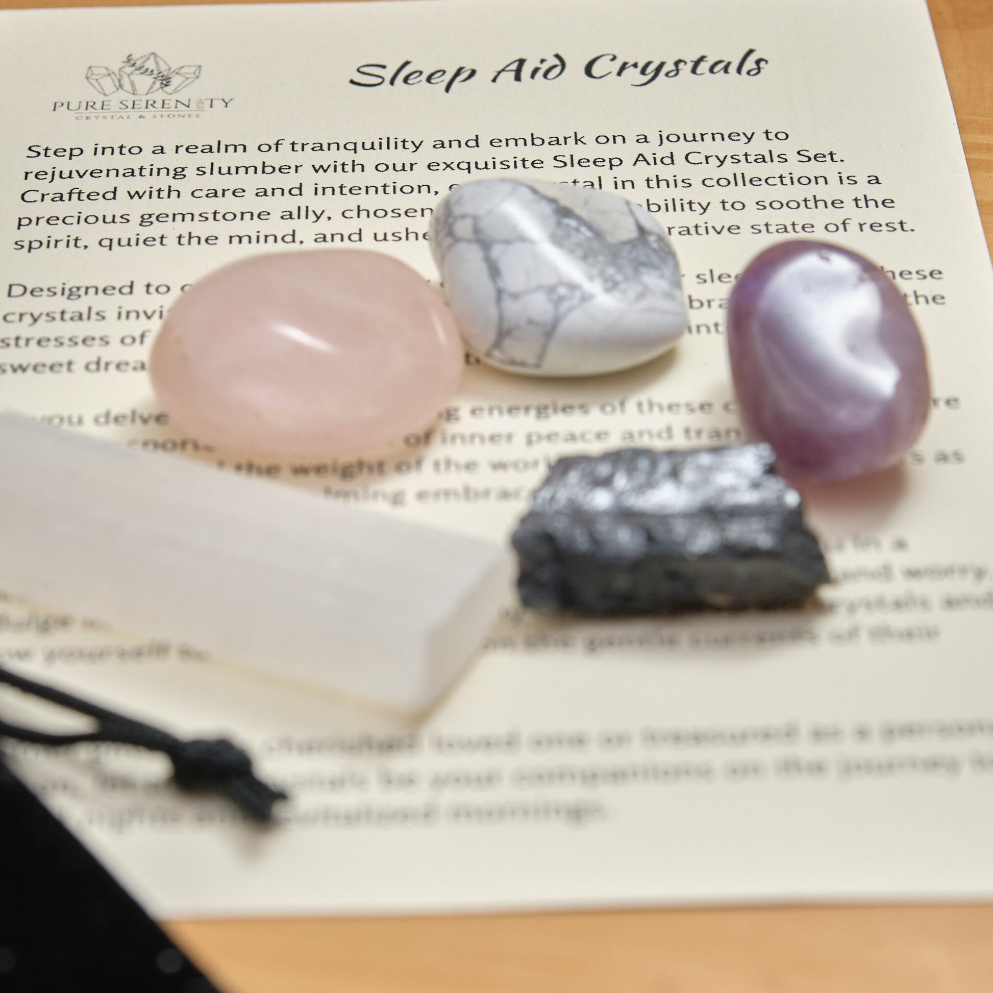 Sleep Aid Crystals Gift Set  Pure Serenity   