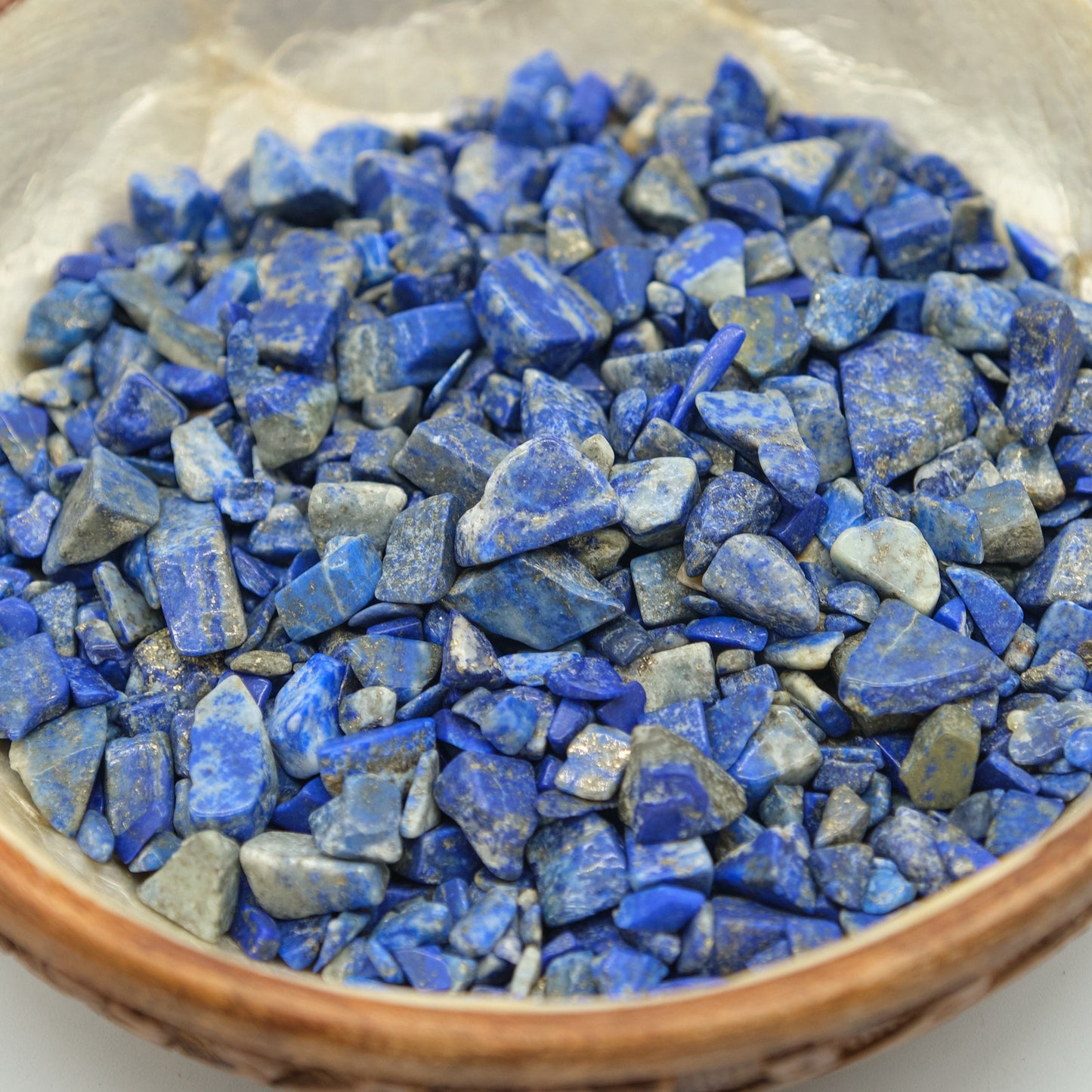 Lapis Lazuli Crystal Chips 4-10mm Undrilled  Pure Serenity   