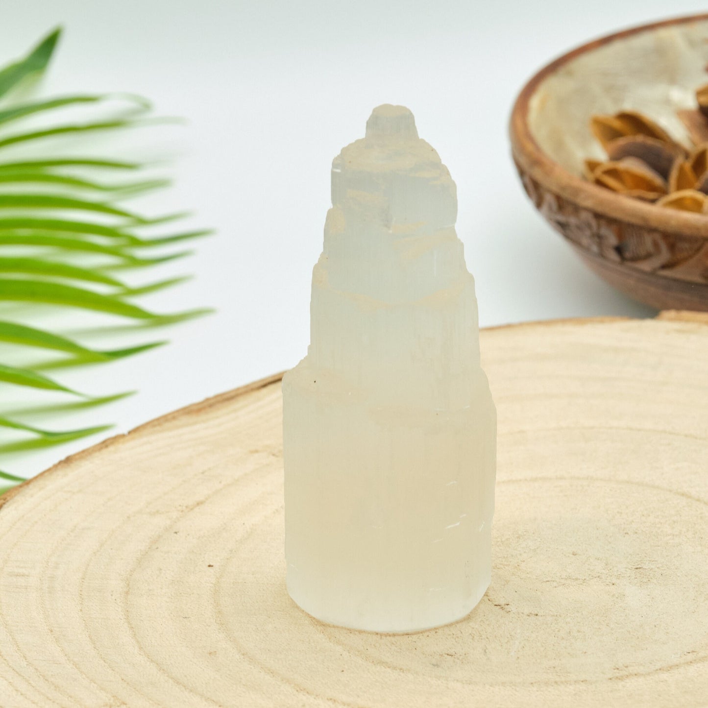 Small and Large Selenite Mountain 5cm and 10cm  Pure Serenity 10cm Mountain  