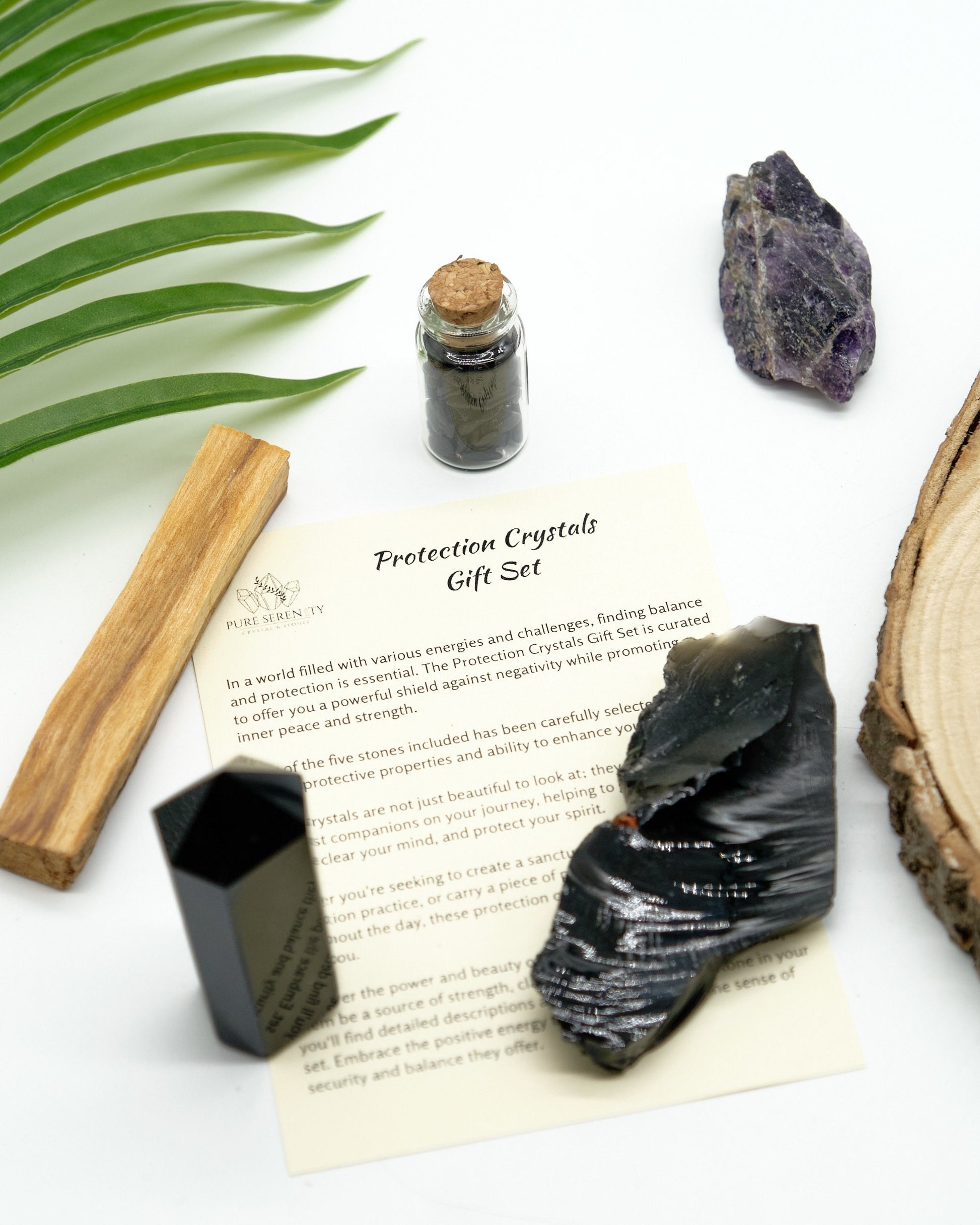 Protection Healing Crystals Gift Set  Pure Serenity   