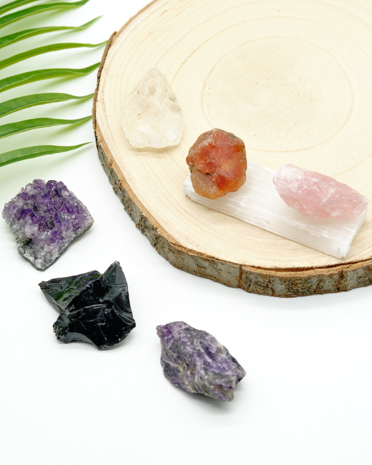 Natural Crystals Starter Kit Gift Box  Pure Serenity   