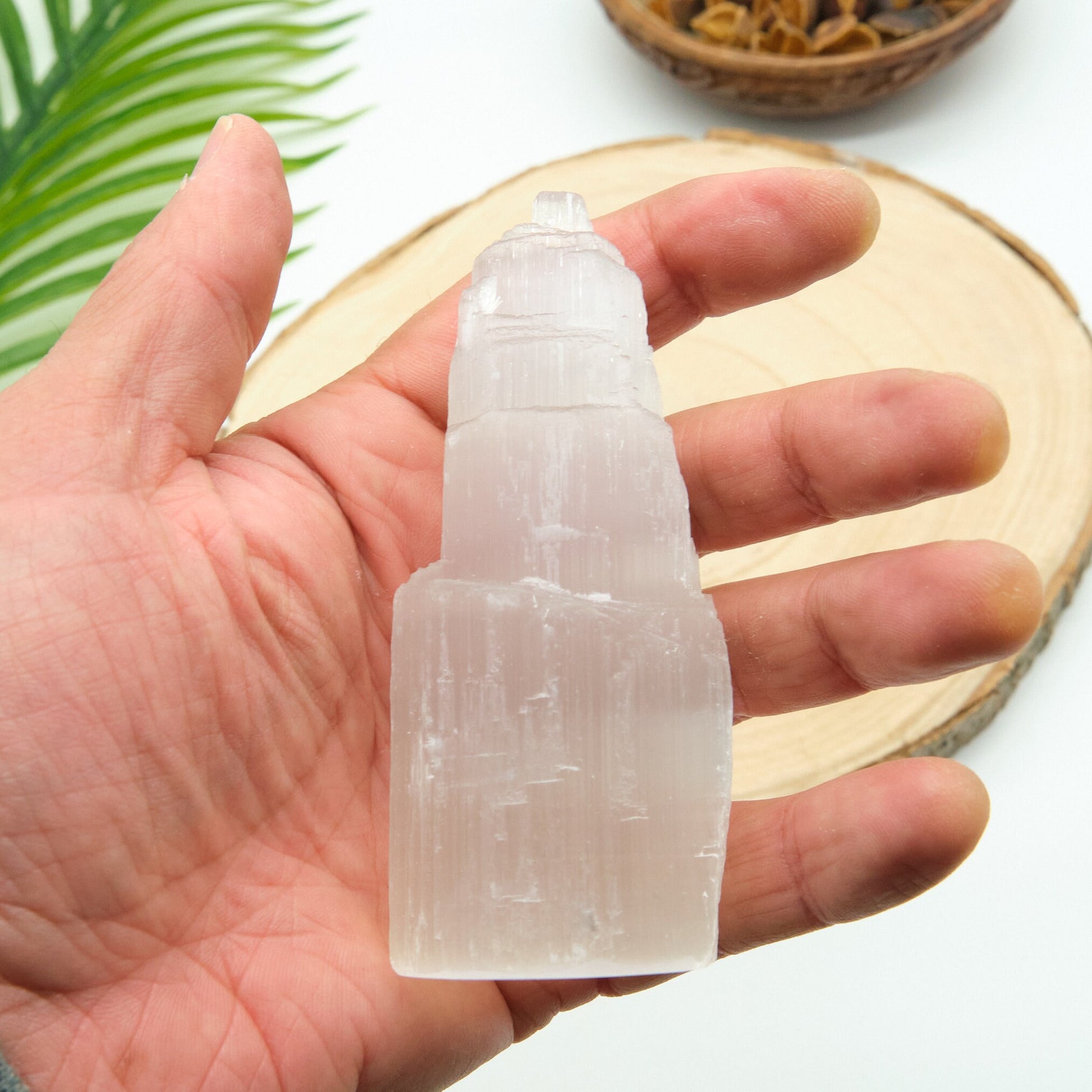 Small and Large Selenite Mountain 5cm and 10cm  Pure Serenity   