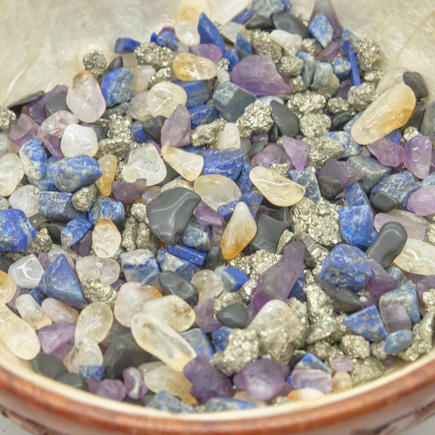 Royal Mixed Crystal Chips Undrilled 4-10mm  Pure Serenity   