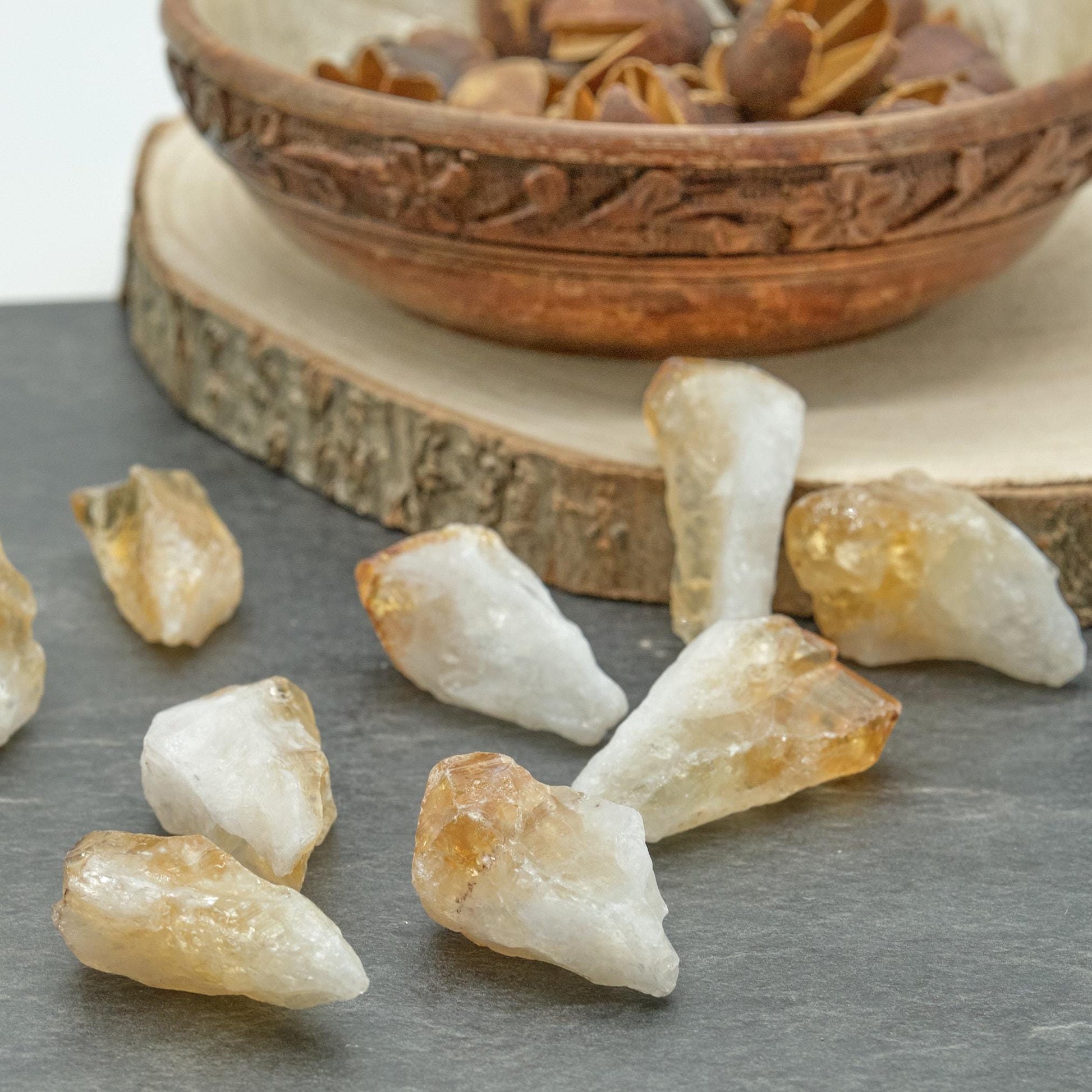 Rough Citrine Point 4-6 cm x 1 Piece  Pure Serenity   