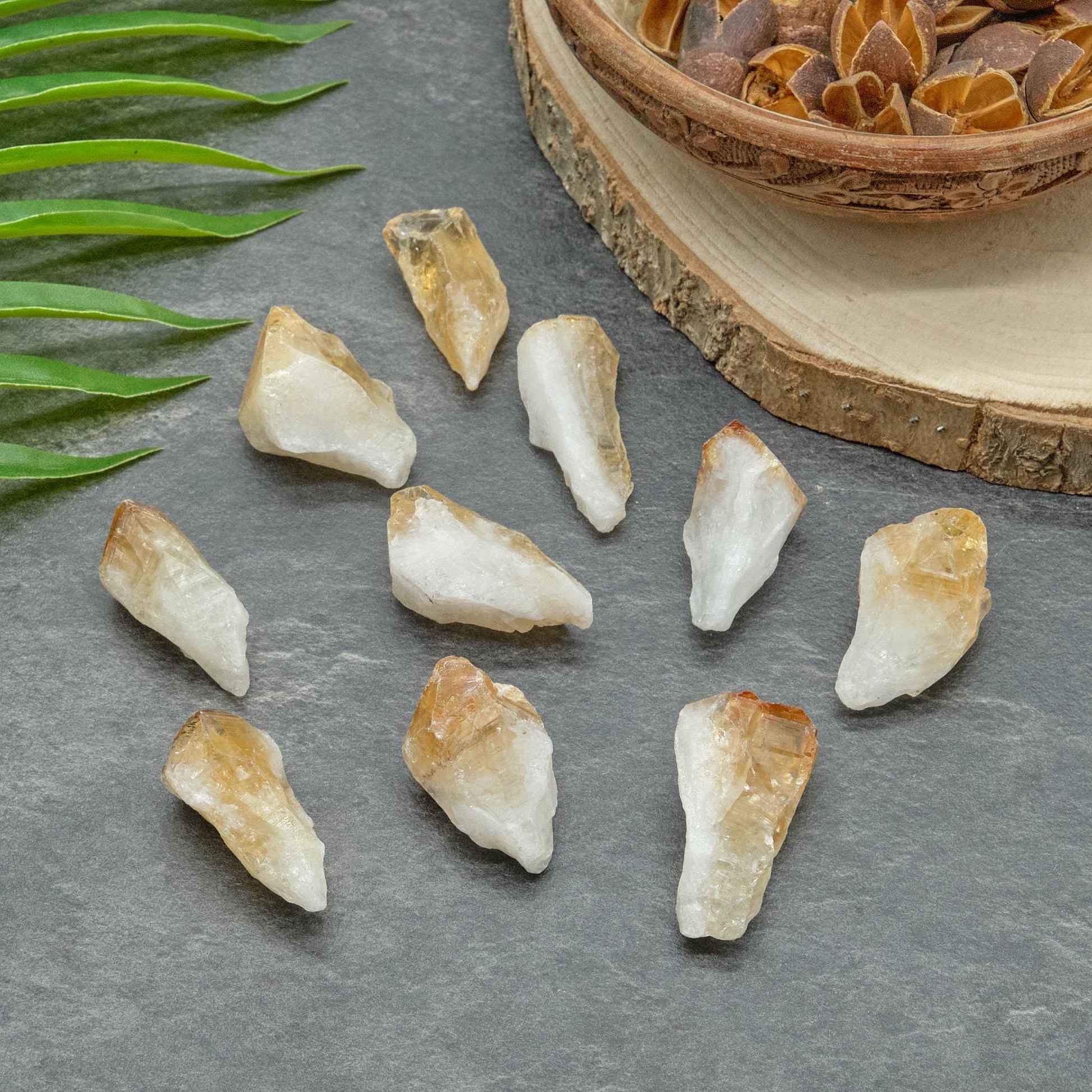 Rough Citrine Point 4-6 cm x 1 Piece  Pure Serenity   