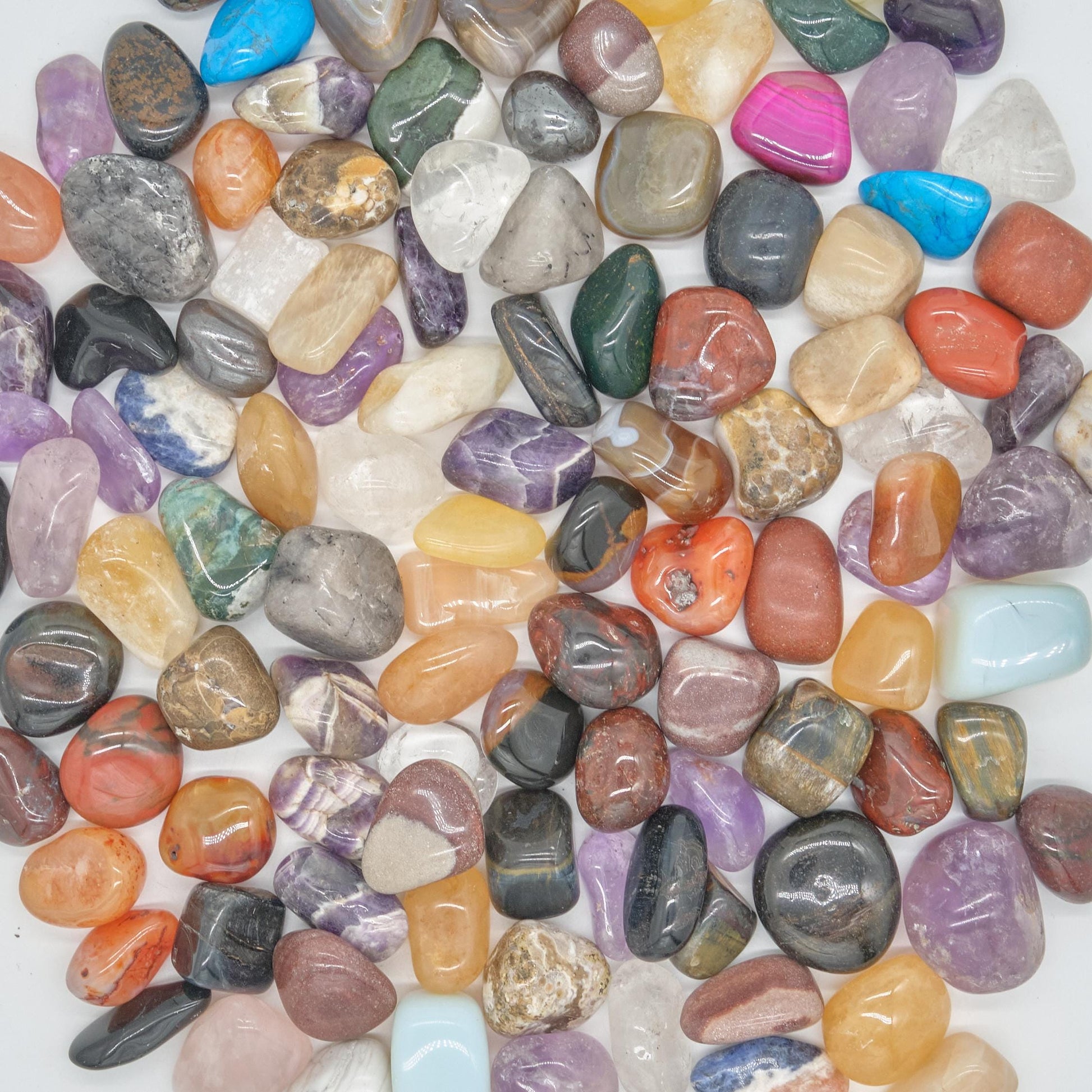 Extra Large Mixed Gemstones 30-40m  Pure Serenity   