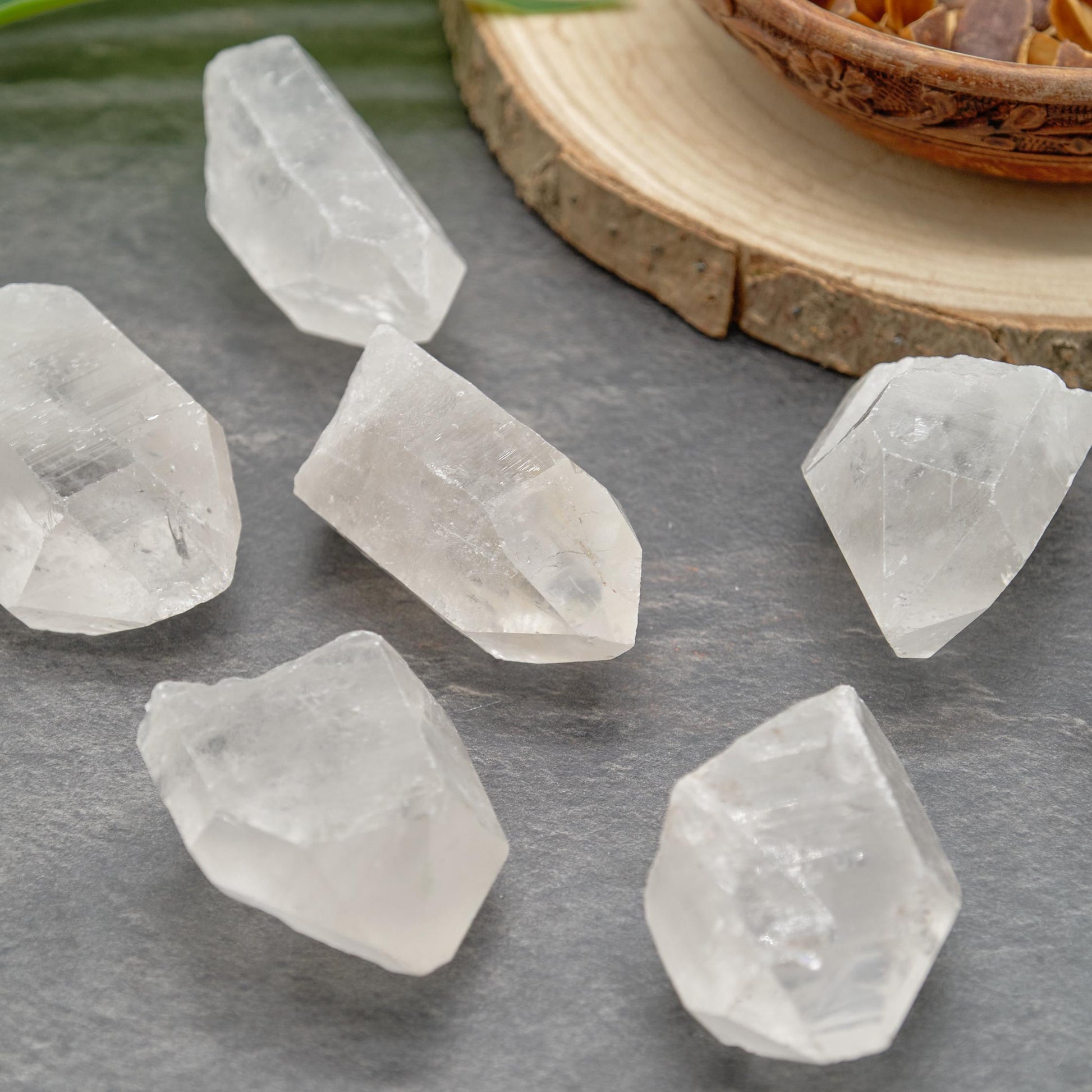 Natural Large Clear Quartz Point  Pure Serenity   