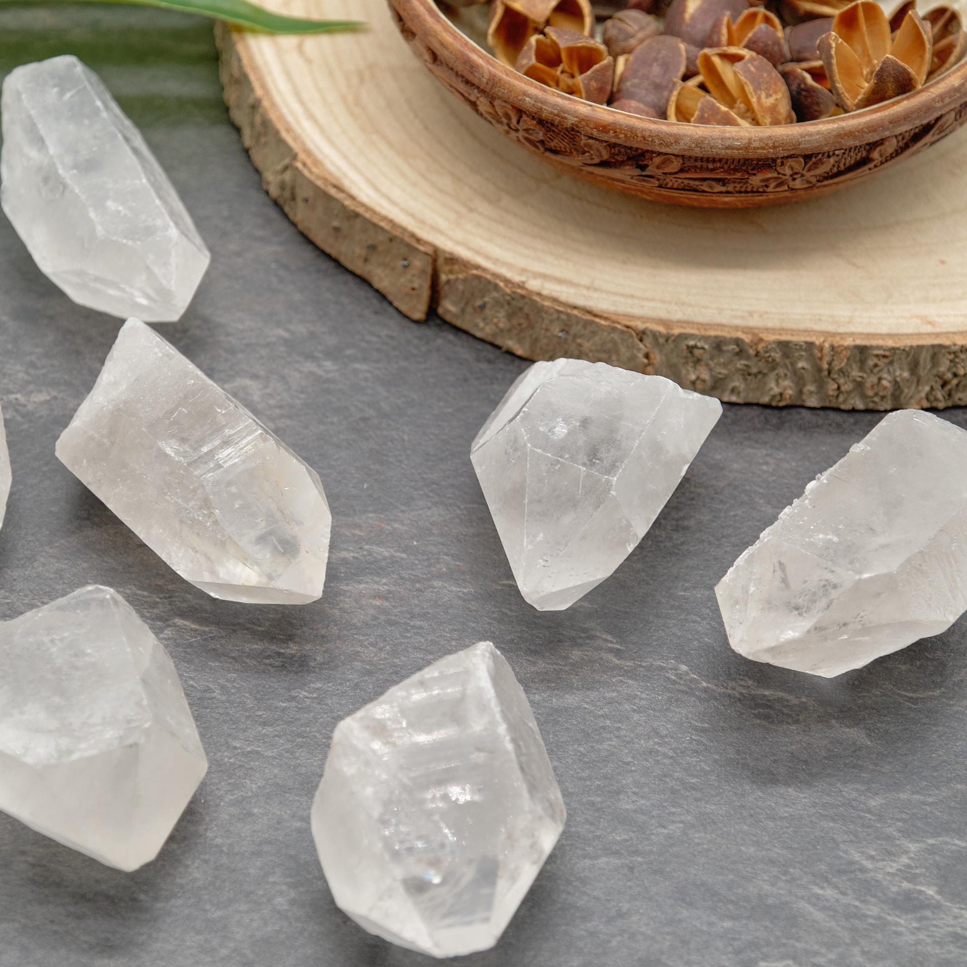 Natural Large Clear Quartz Point  Pure Serenity   